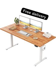 Standing Desk, 120 x 60 cm, Light Brown