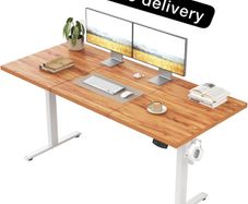 Standing Desk, 120 x 60 cm, Light Brown