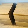 2 Ikea Malm Bedside Drawers Oak Finish 10 each Image 3