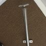 Stainless steel pole with angle, brackets and ends for sale Image 5