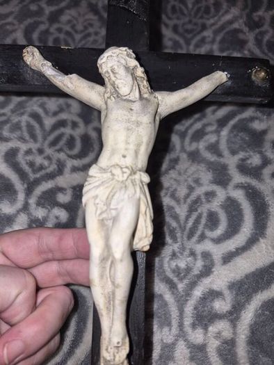 19th-century or early 20th-century antique crucifix,