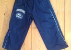 Navy Lined Tacksuit Bottoms