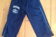Navy Lined Tacksuit Bottoms