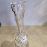 Slim Galway Crystal Tall Bud Vase. Image 5
