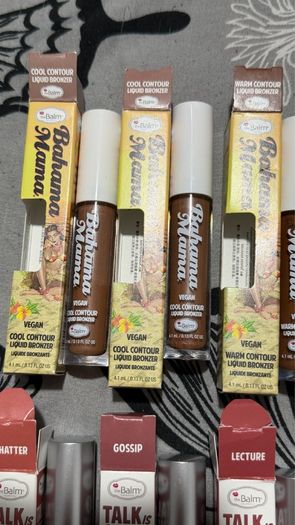 The balm new liquid bronzers, highlighters, blushers new