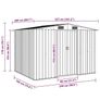 Garden Storage Shed Brown Image 10