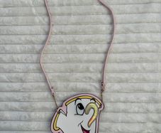 Disney Beauty And The Beast Chip Bag Kids Cross Body Bag Girls Purse Primark Used Please see Photos