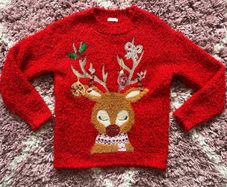 Next Girls Sequined Christmas Jumper 7 Years
