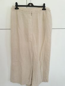 Full length Linen-mix straight skirt from ARIA