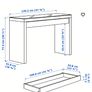 IKEA Malm Dressing Table - White Image 4