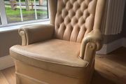 Leather armchair