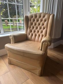 Leather armchair