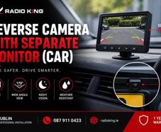 Reverse Camera with Separate Monitor (Car) | Professional Installation Dublin