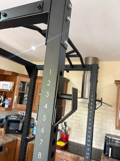 Heaviest (450kg Rated) Industrial Use Gym Squat Power Rack, Seriously Heavy With Accessories!!