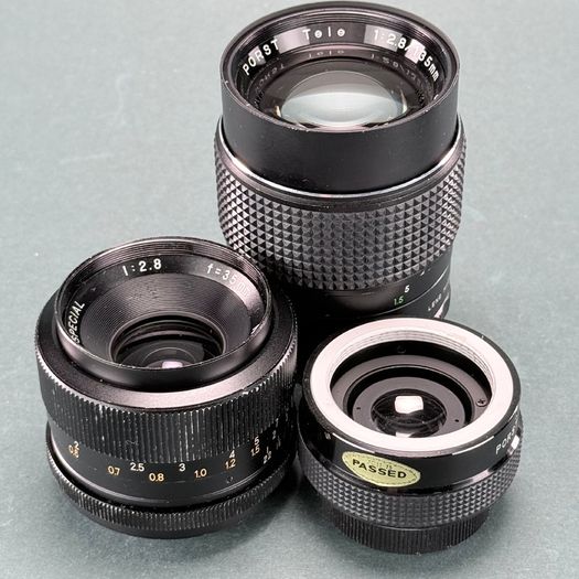 Manual focus lenses M 42