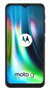 Mobile  Moto G 9 Play 64GB - Mobile - 4GB RAM - Dual Sim - Sapphire Blue with Case Boxed as NEW - Android 11.0