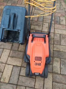 black and decker electric lawnmower