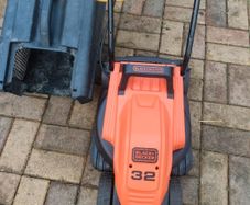 black and decker electric lawnmower