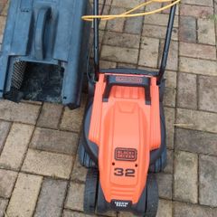black and decker electric lawnmower