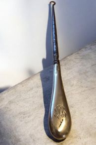 antique 19th century sterling silver button hook