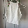top Bnwt size 10 cream top river island Image 8