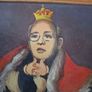 Vintage Oil Painting portrait on board signed and dated by the artist Image 2