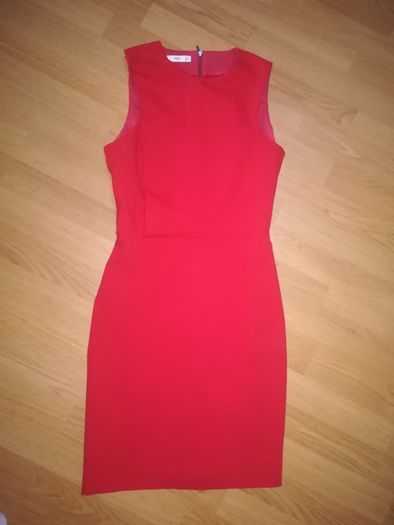 Mango dress in red
