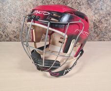 Mycro hurling helmet red and black