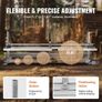 Chainsaw Mill, Portable Sawmill 36 cm-122 cm Guide Bar, Galvanized Steel Chainsaw Planking Mill with 0.5 cm-30 cm Cutting Thickness Image 2