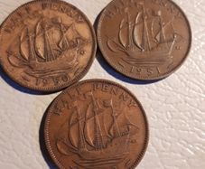 George vi halfpennies