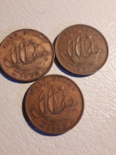 George vi halfpennies