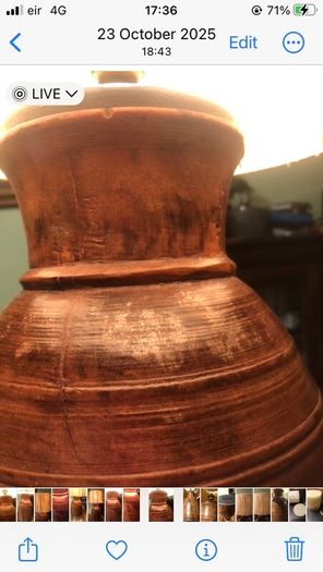 Vintage Himachal Pot/Table Lamp