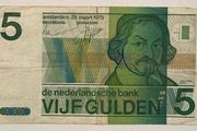 Netherlands 5 Gulden 1973 Banknote