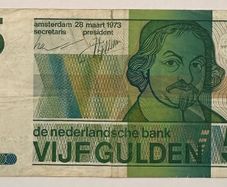 Netherlands 5 Gulden 1973 Banknote