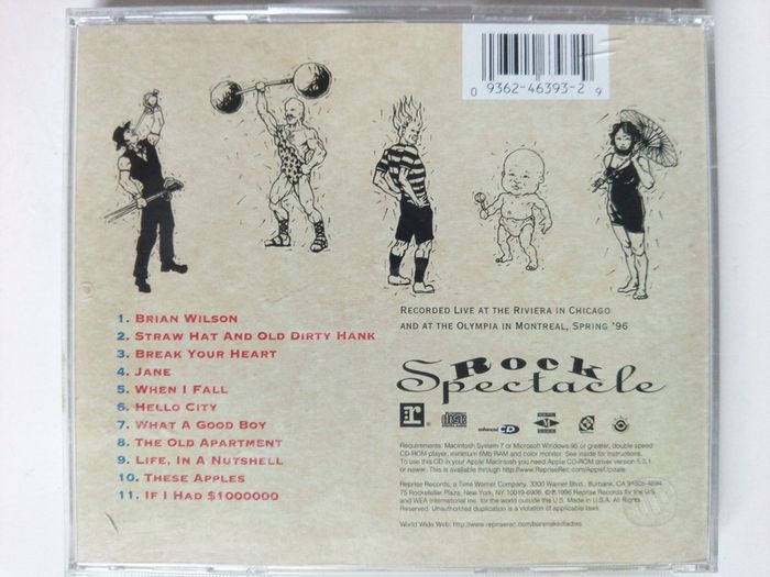 Barenaked Ladies [1996] Rock Spectacle [1xCD Album]