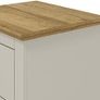 2 Drawer Bedside - Small Side Table, End Table with Storage for Bedroom - Chest of Drawers for Clothes - Organizers and Storage Cabinet for Hallway, Entryway, Living Room - Light Grey Image 7