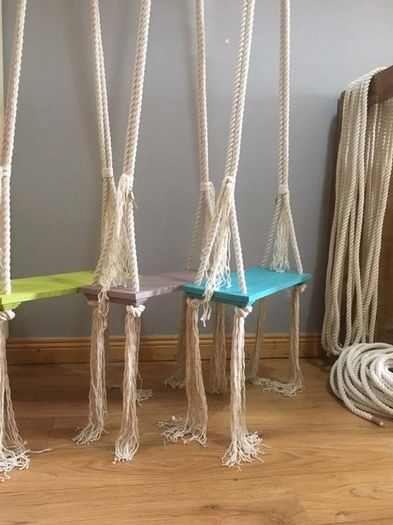 Unique indoor swing fir any room in your house, fun for kids and adults