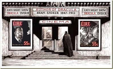 2012 Ireland Bram Stoker (Dracula) Commemorative Stamps Miniature Sheet Mint Never Hinged (MNH)