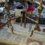 Beautiful Old Pair of Brass Fire Dogs Postage Available or Collection Image 2