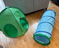 IKEA play tent and tunnel