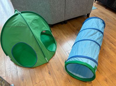 IKEA play tent and tunnel
