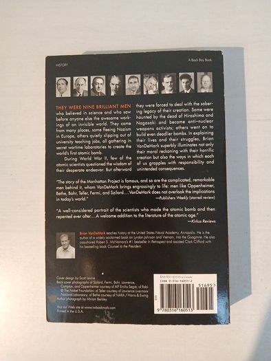 Pandora's Keepers - Nine Men and the Atomic Bomb by Brian VanDeMark