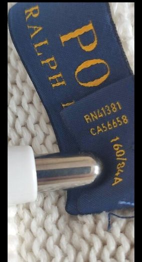 Authentic Polo Ralph Lauren  Bear Jumper. Size S. Cotton/Wool