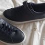 Ralph lauren navy leather  trainer size 3 Image 6