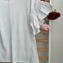 T-shirt statement top savida 100% cotton size xsmall Image 4