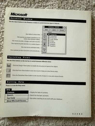 Microsoft Access Instruction Book