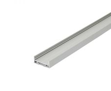 Wide LED Strip Aluminium Profile with Opal diffuser 485mm
