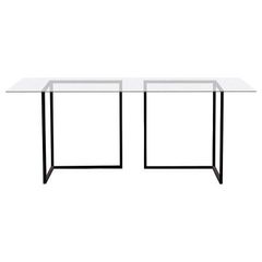 Glass office desk