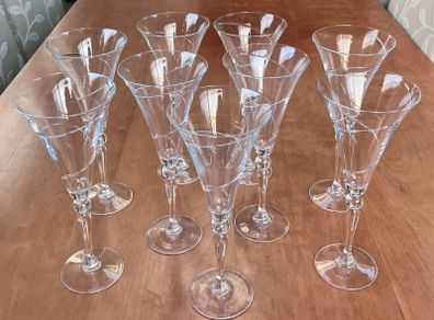 Wine Glasses x 9