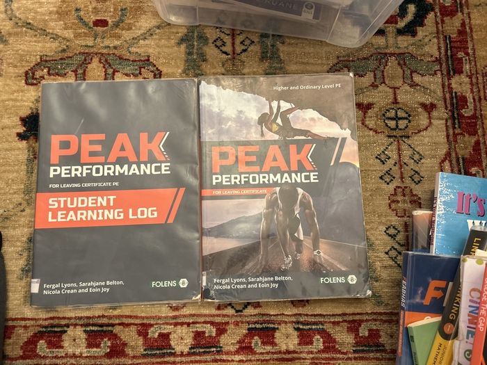 Peak performance leaving certificate